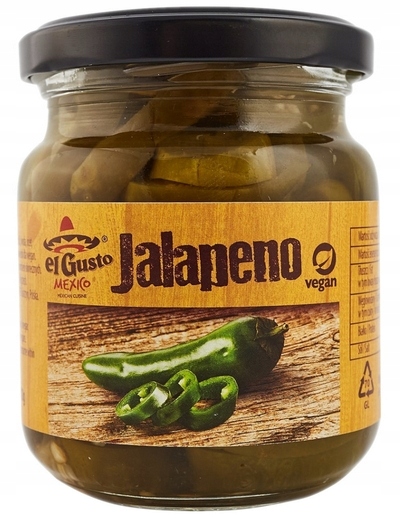 

Papryczki Jalapeno Krojone 200g El Gusto Mexico