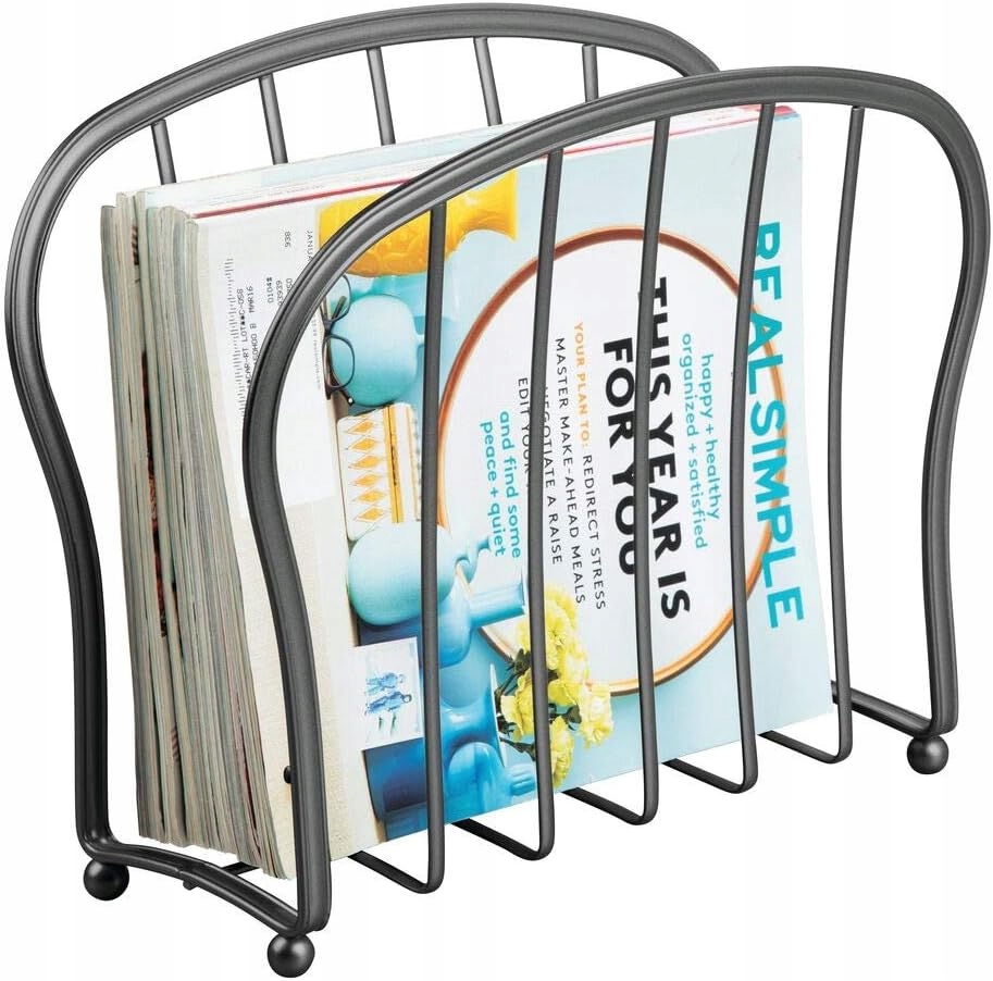 GAZETNIK STOJAK ORGANIZER NA GAZETY GRAFIT