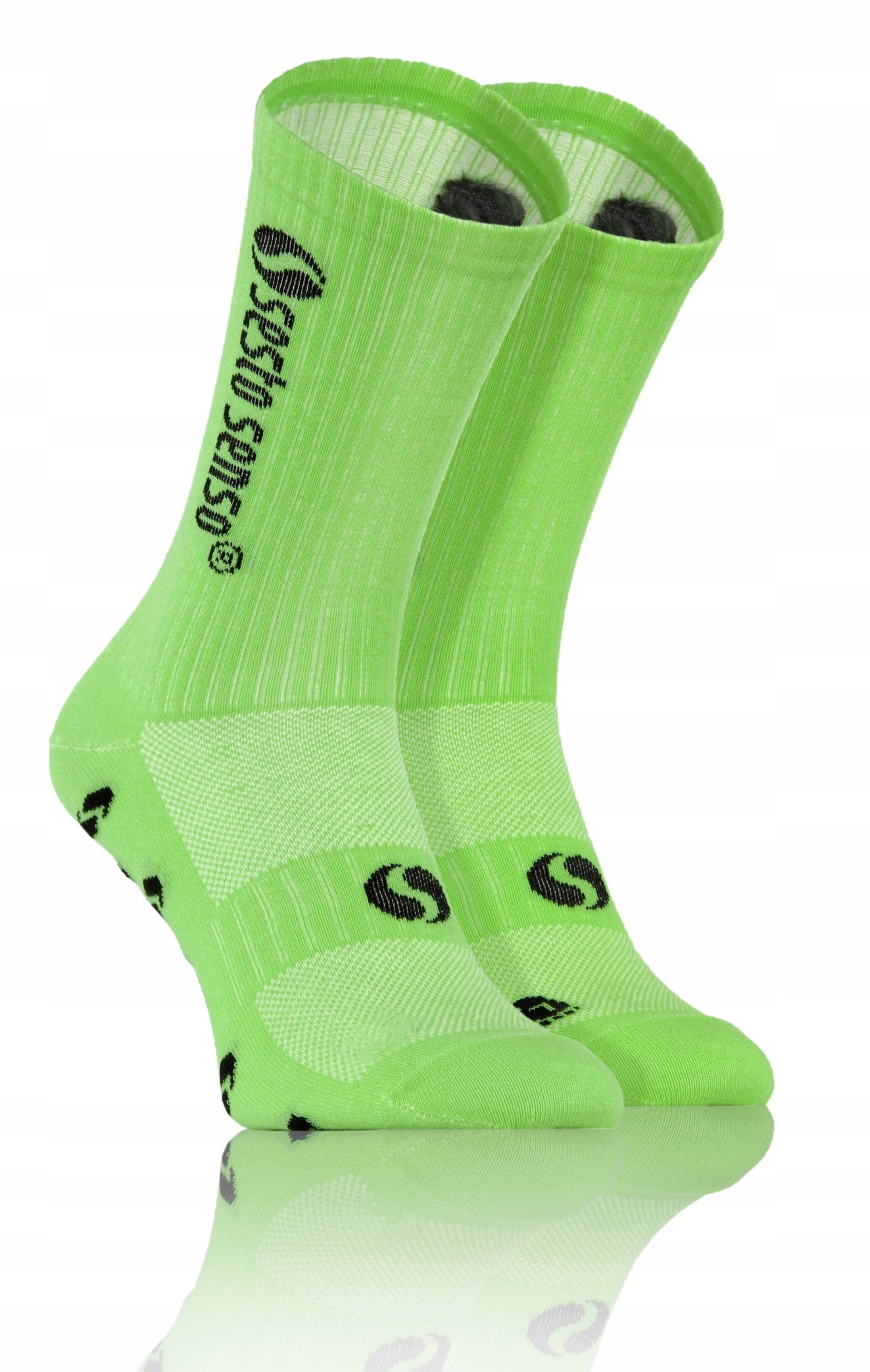 Sesto Senso Skarpety sportowe SKB02 uniwersalne Zielone 47-50