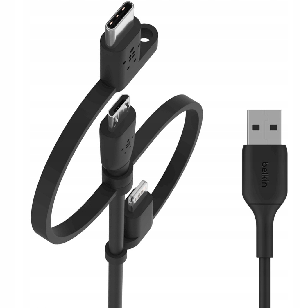 

Kabel Usb-a do Lightning Usb-c Micro Belkin 3w1 1m