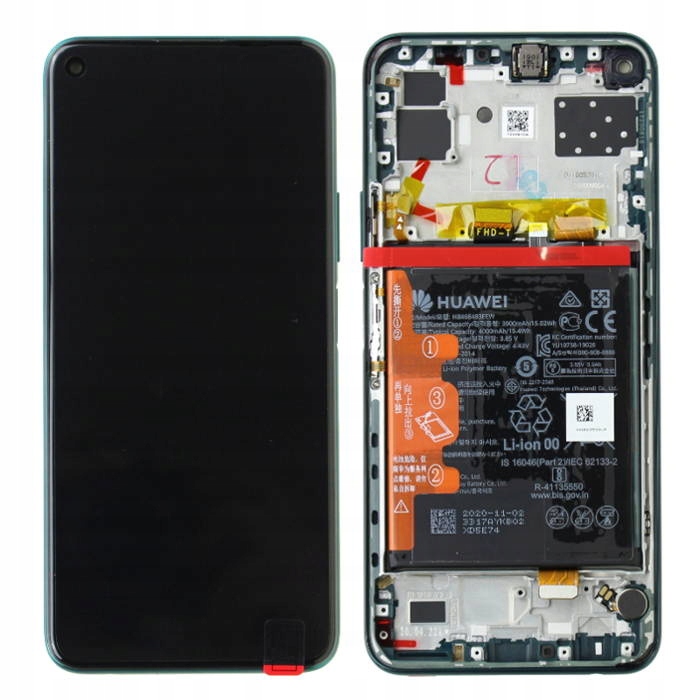 Huawei P40 Lite 5G Originální LCD displej Displej Baterie