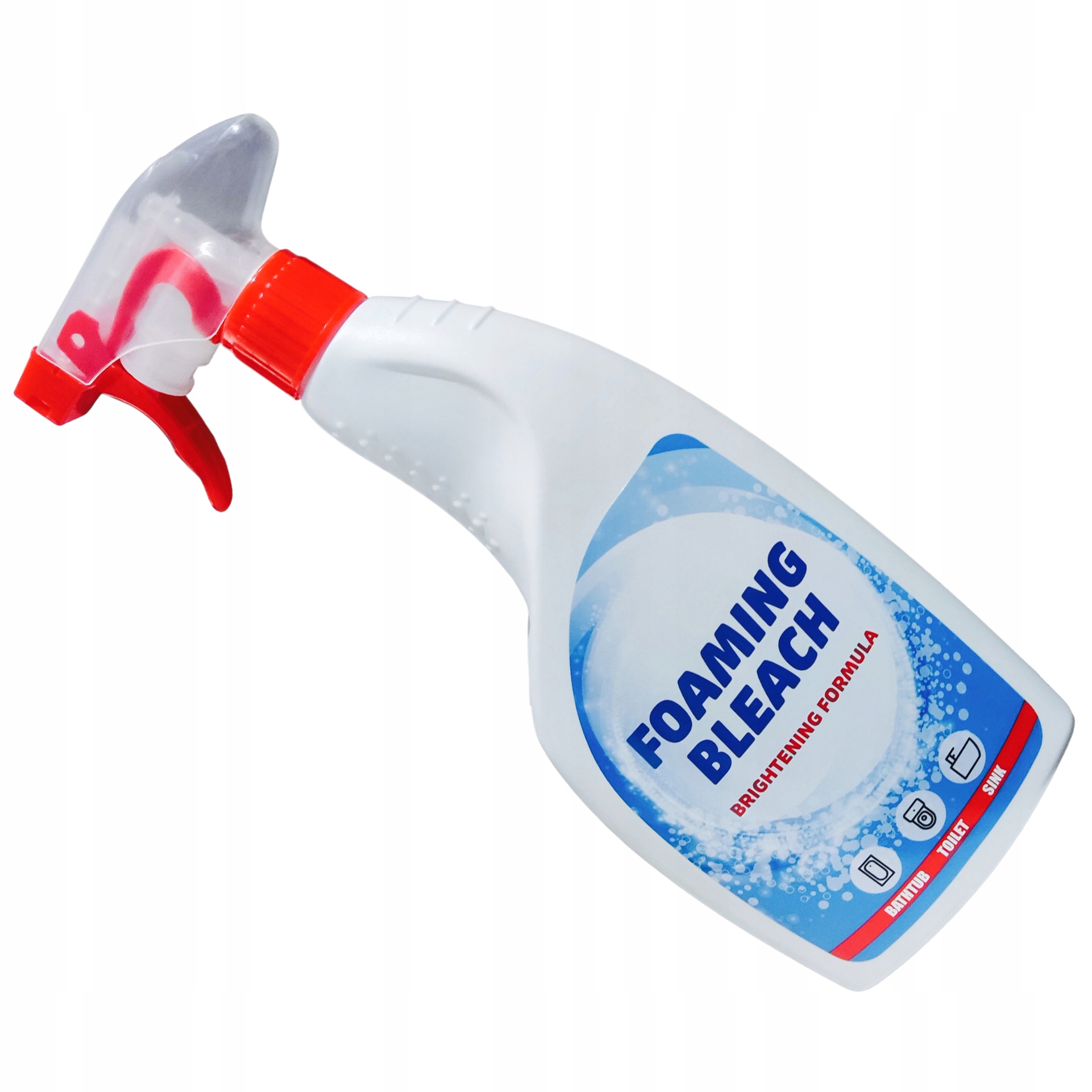 Wybielacz środek płyn w piance do wybielania do urządzeń sanitarnych 750 ml