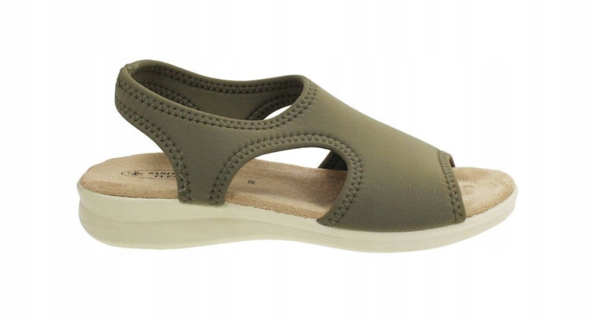 Elastické sandály Sanital Flex 8024 olivové, velikost 39