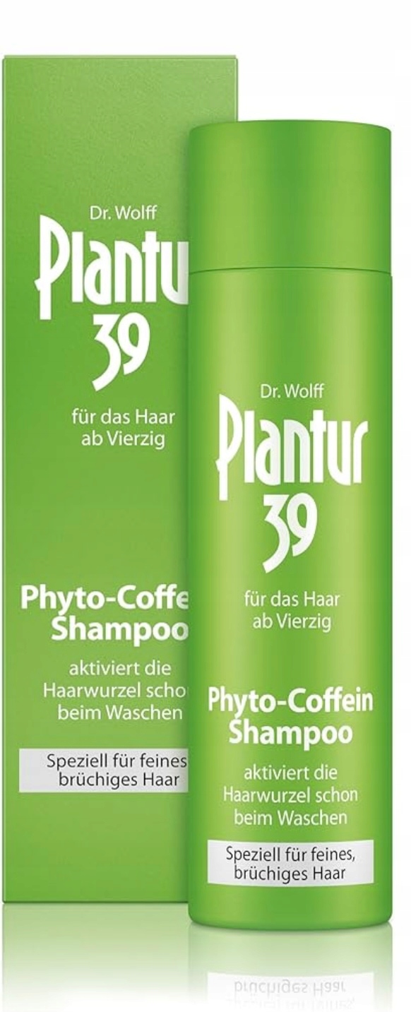 Plantur 39 Phyto-Caffeine Szampon Do Włosów Delikatnych Cienkich 250 ml