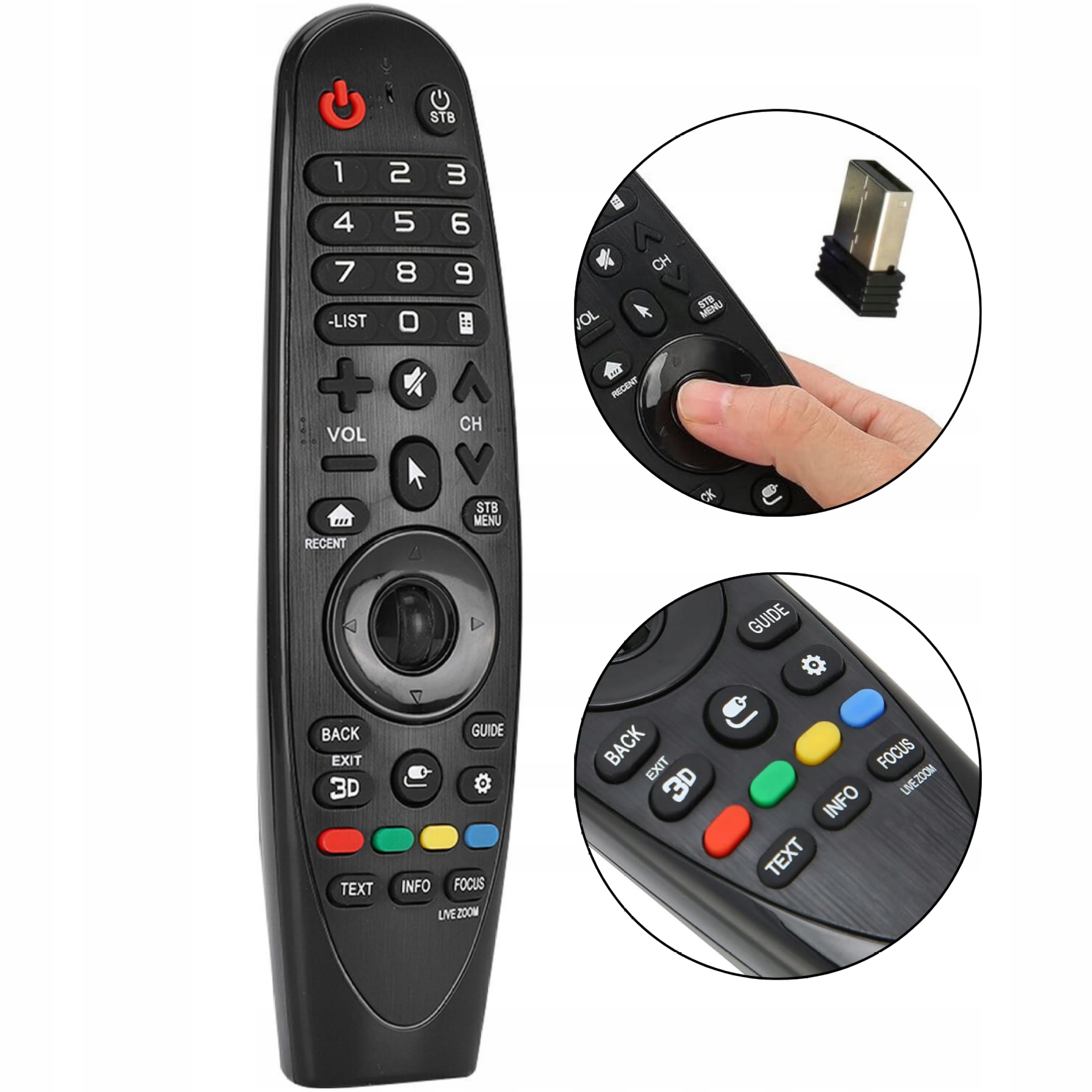 Dálkový Ovladač AN-MR650 Pro Lg Smart Tv 3D