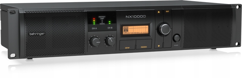 Behringer NX1000D výkonový zosilňovač 1000 W triedy D s procesorom Dsp
