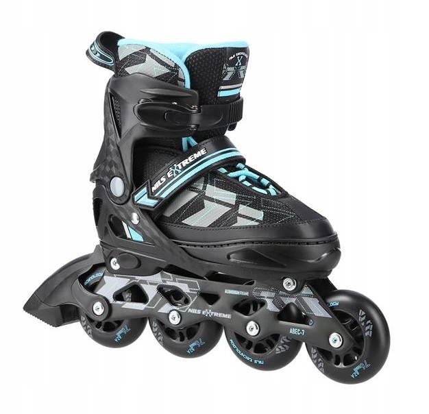 Łyżworolki Nils NA11002 Czar/nieb Rozm. L (39-42)