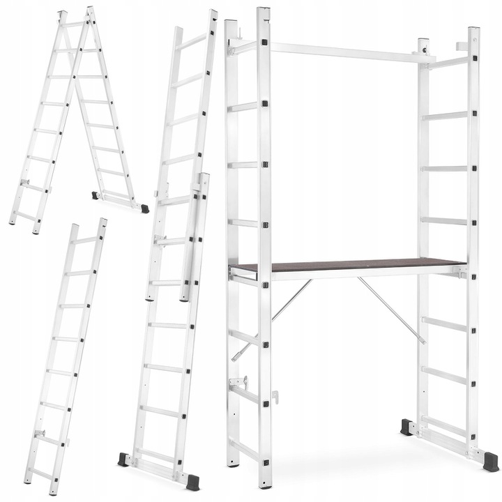 Podest roboczy aluminiowy składany HIGHER 2x8 MINI rusztowanie aluminiowe — 19