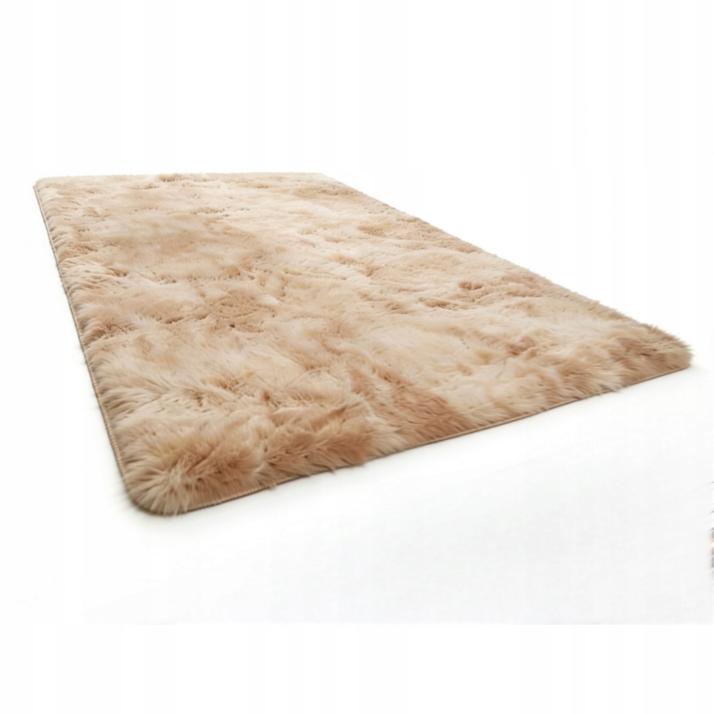 Kožušinový koberec Shaggy Plyšový Nadýchaný Do Obývačky Mäkký 200x300 Obdĺžnik