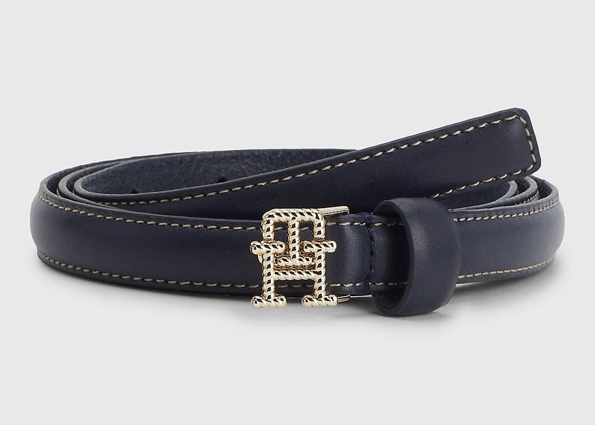 Tommy Hilfiger Pásek AW0AW14624 85 cm Th Logo High Waist 1.5