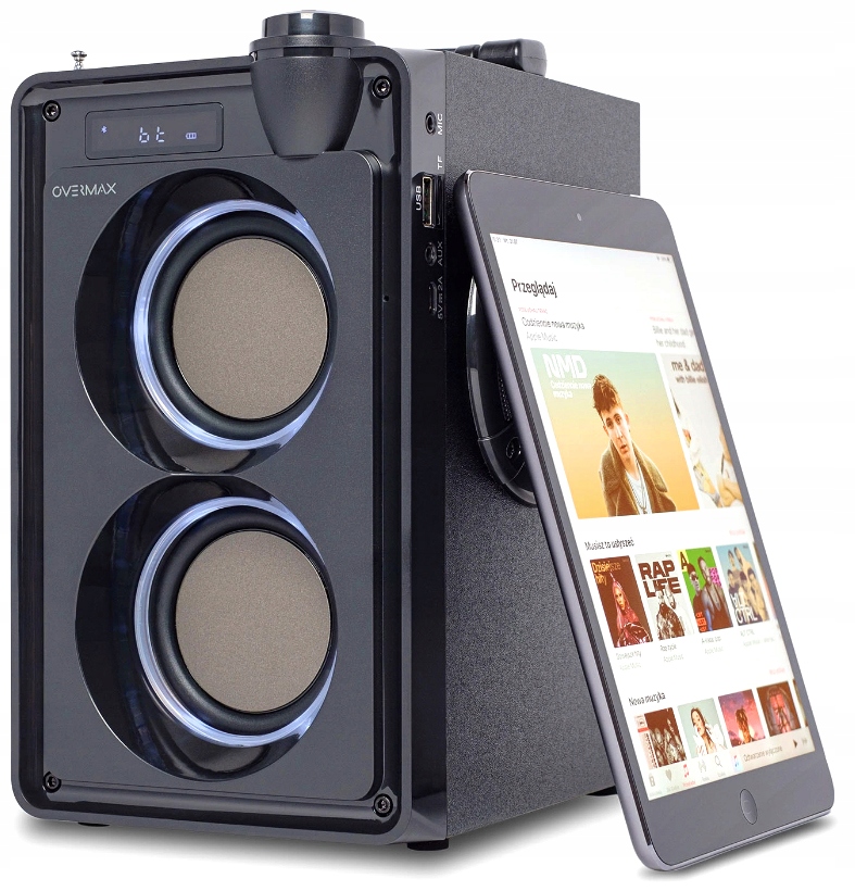 BEZPRZEWODOWY GŁOŚNIK BLUETOOTH SOUNDBEAT 5.0 USB SD AUX RADIO KARAOKE Model soundbeat 5.0