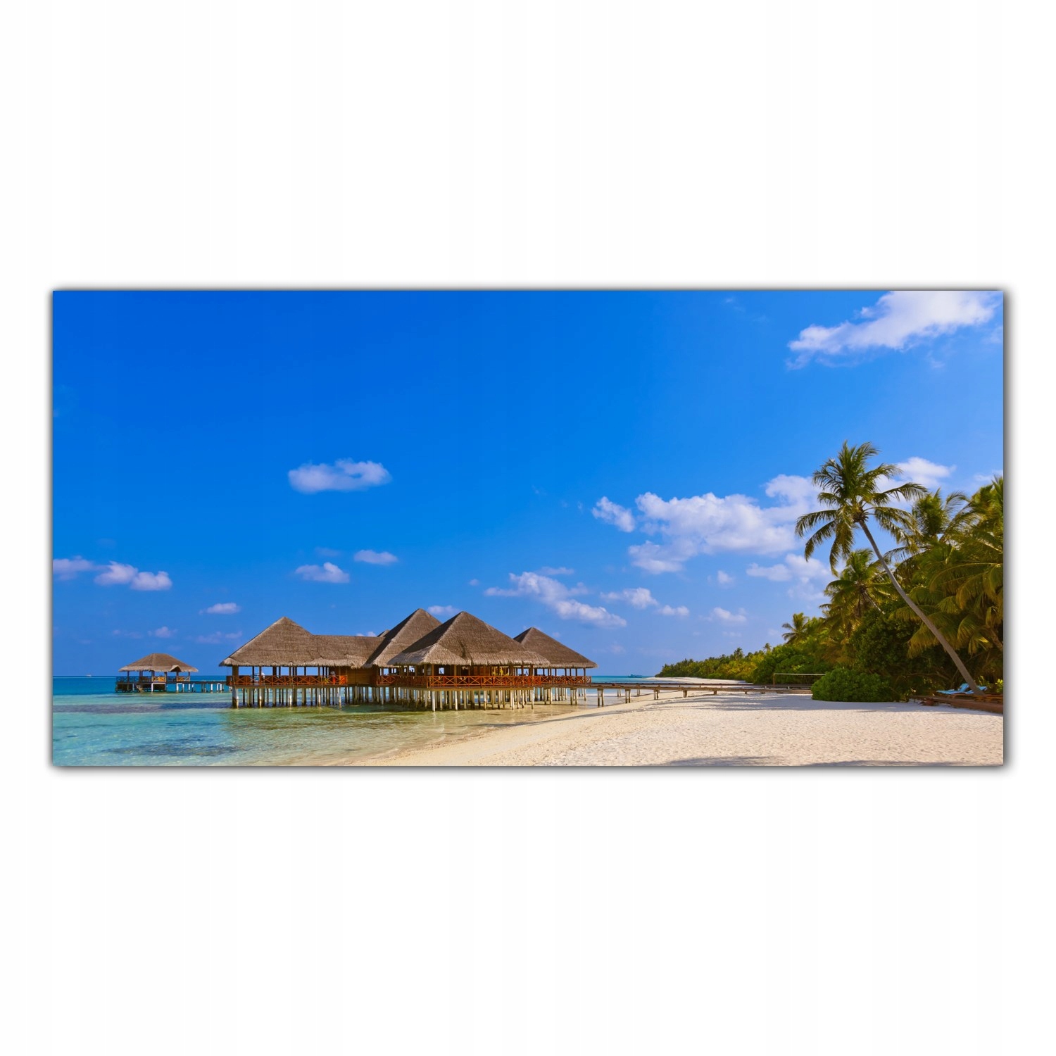 

Hartowany Obraz Szklany Tropiki Malediwy 140x70