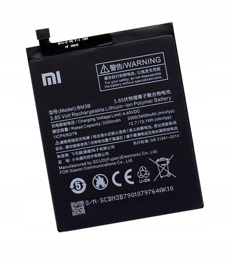 

Bateria do Xiaomi MI MIX 2 MIX2 BM3B 3400 mAh