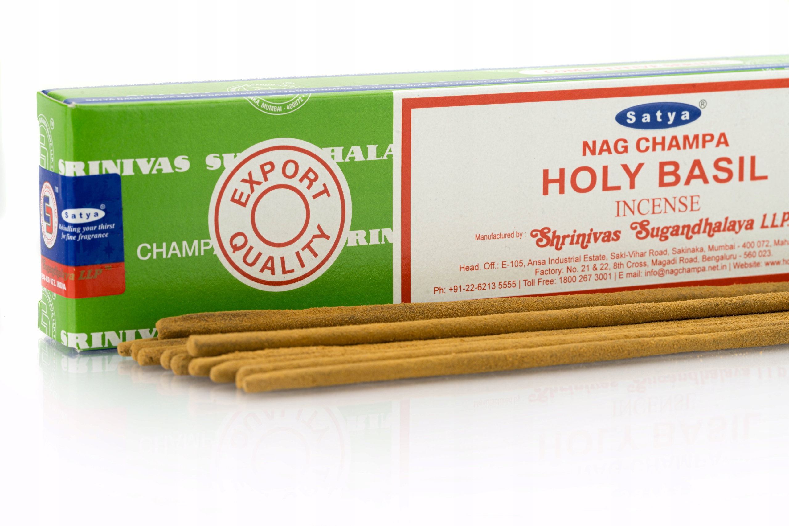 NAG CHAMPA kadzidełka PYŁKOWE SATYA Holy Basil