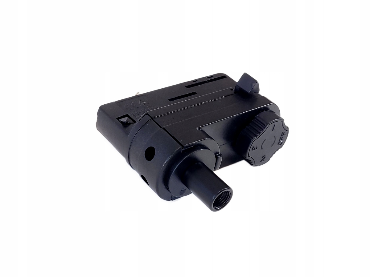 Adapter Lamp do Szynoprzewodów Szyn Listw 3-Fazowych 230V Czarny Liczba punktów światła brak