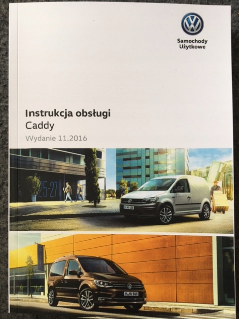 VW CADDY polska instrukcja obsługi od 2015