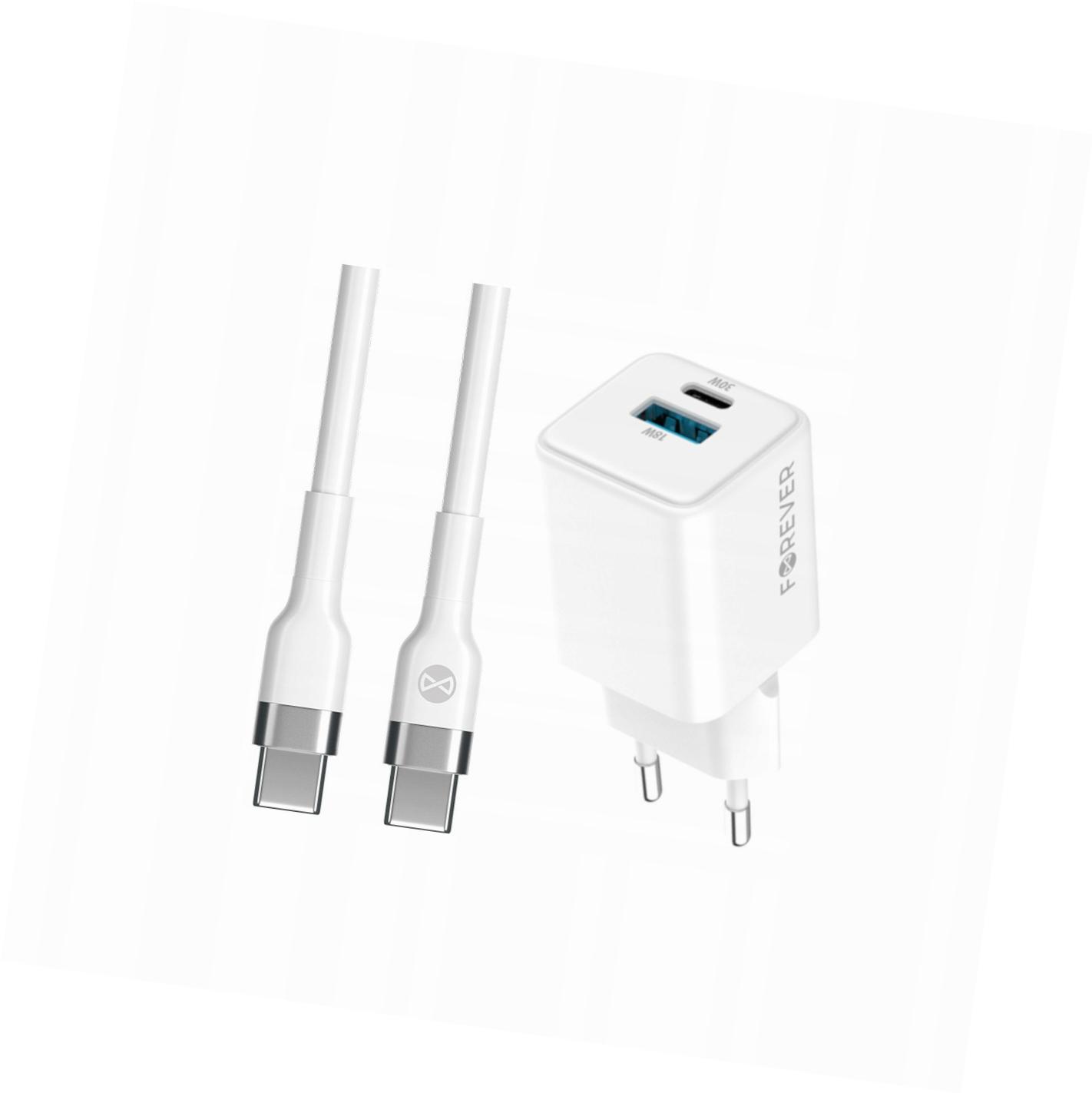 Szybka ładowarka GaN 30W 2 wejścia długim z kablem 2m do Xiaomi Poco M5s
