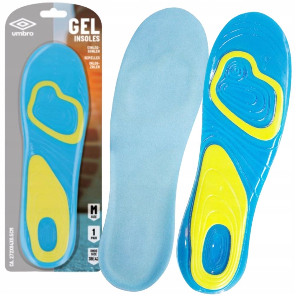 

Żelowe wkładki do butów ortopedyczne silikonowe M