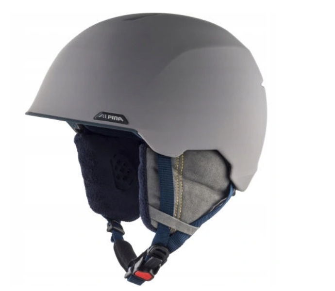 KA208 Kask narciarski Alpina Albona grey-curry mat 57-61 cm szary