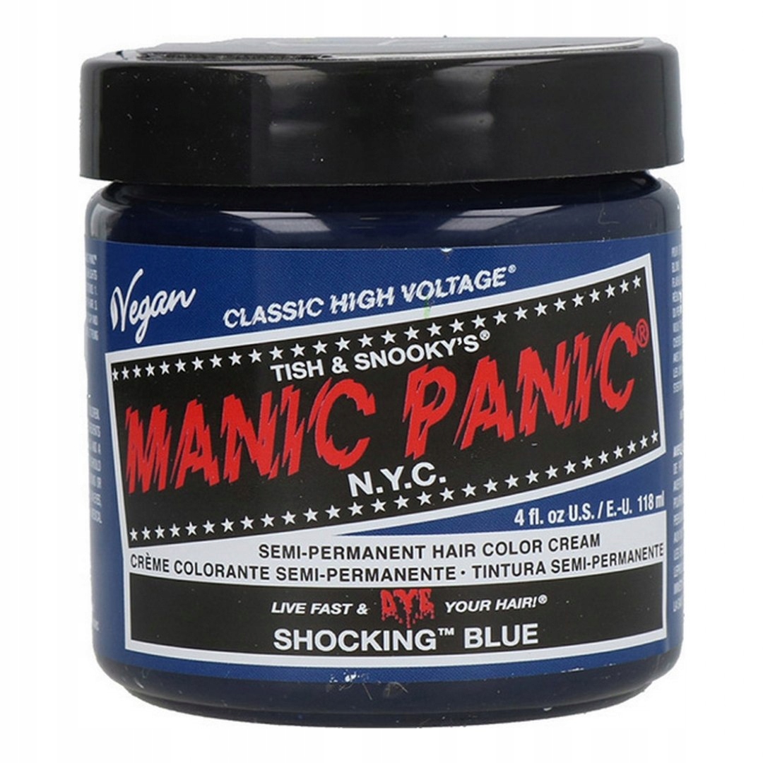Barva Polotrvanlivá Manic Panic Modrá Shocking Blue