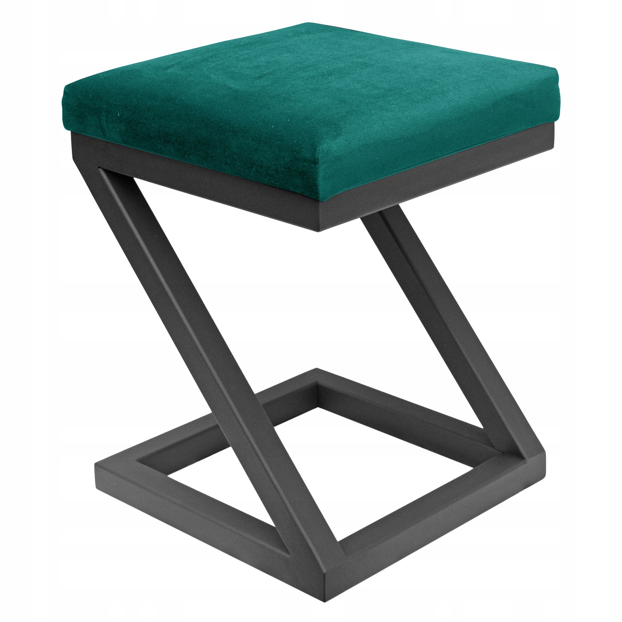 Taboret pufa styl industrialny loft Jackweld Wysokość mebla 46 cm