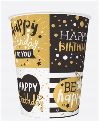 

Kubeczki Papierowe Happy Birthday Urodziny 250 ML