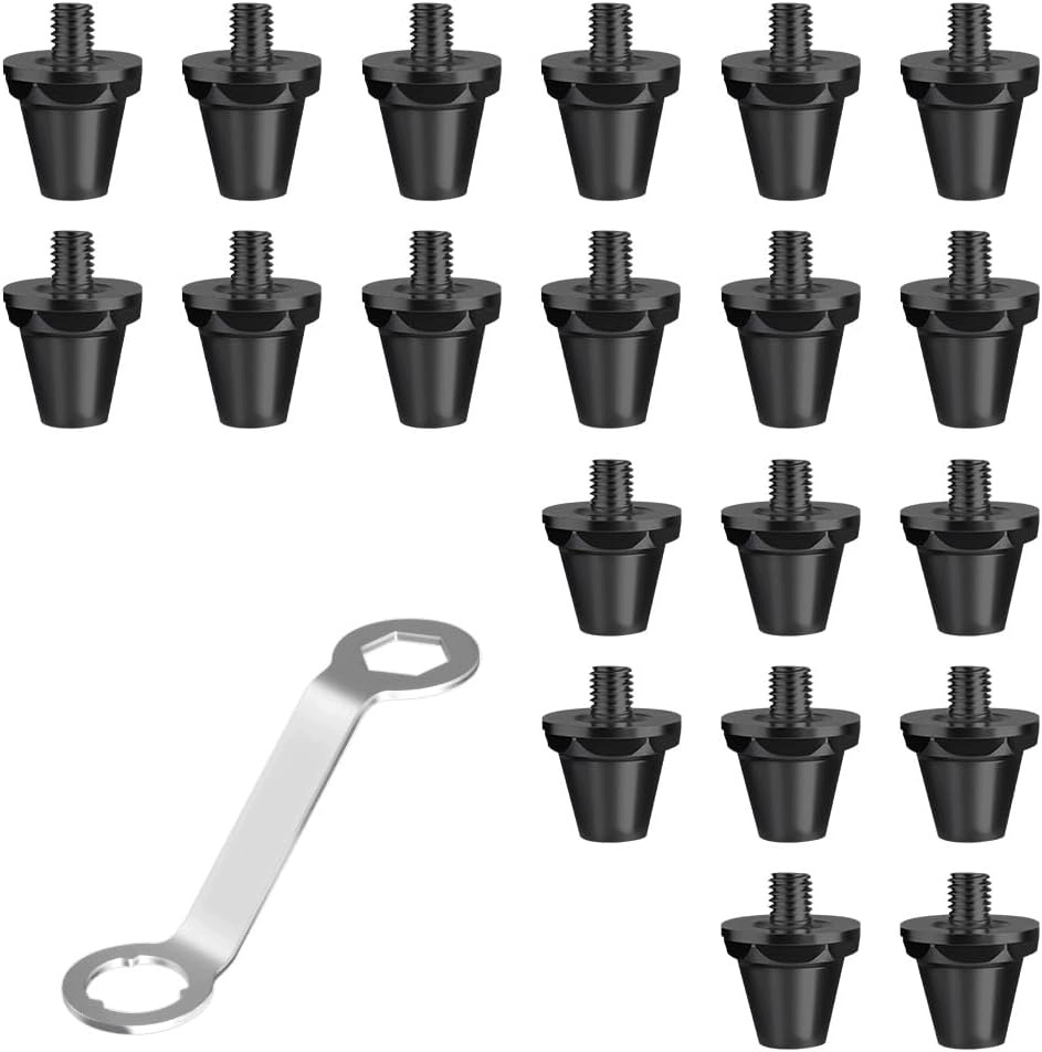 Wymienne kolce do butów piłkarskich ciemnoszary 11mm8PC+13mm8PC+15mm4PC