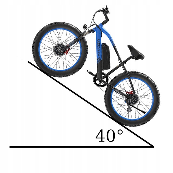 LANKELEISI MG740PLUS Rower Elektryczny 2000W 48V 20Ah 150KM 51KM/H Waga 34 kg