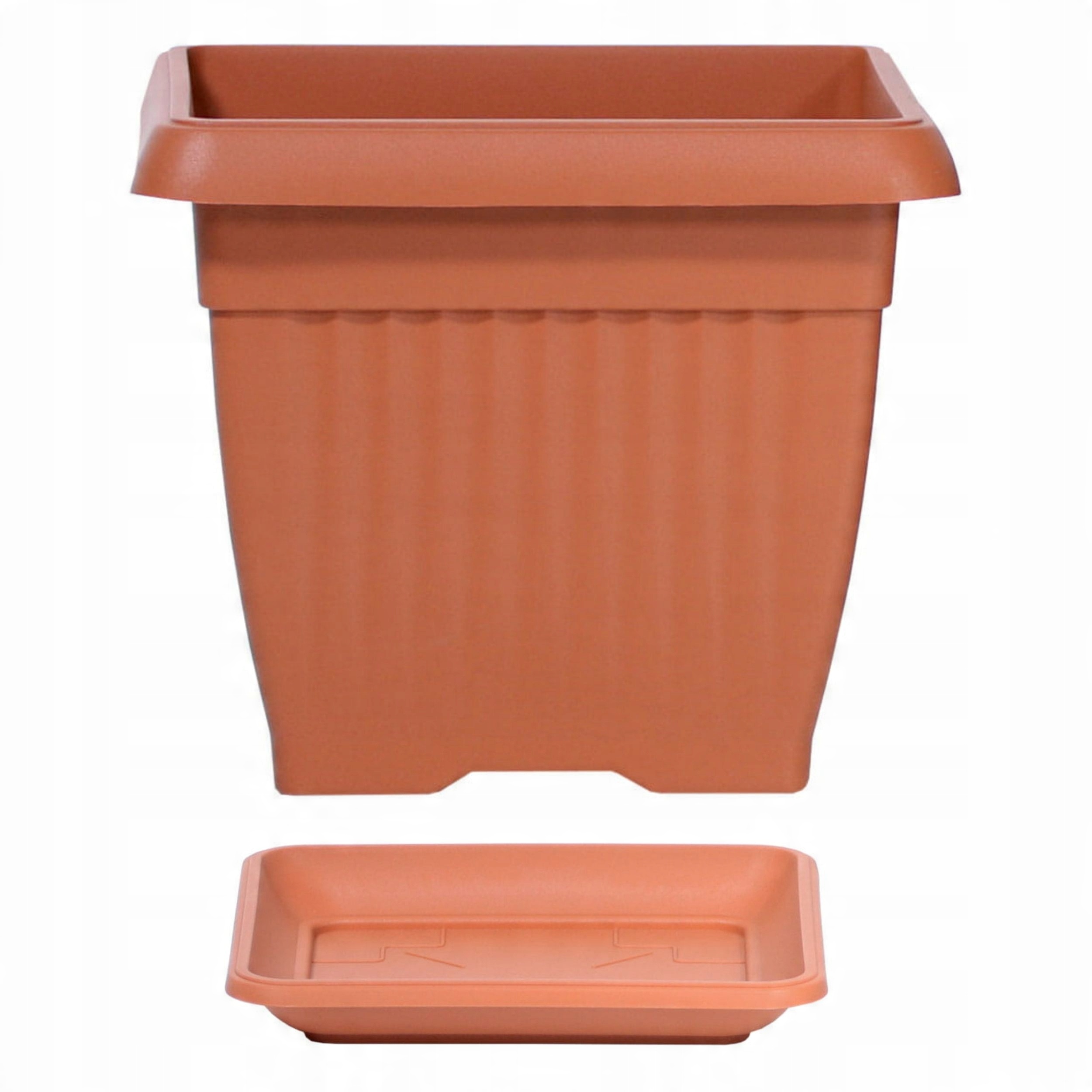 

Doniczka kwadratowa Terra DKWT30 podstawka 13,8l