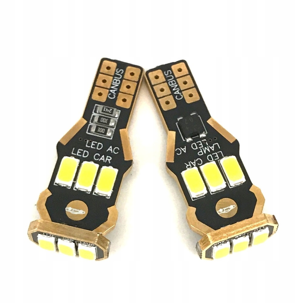 

2x Led T15 W16W 12V 6000K Canbus światła wsteczne