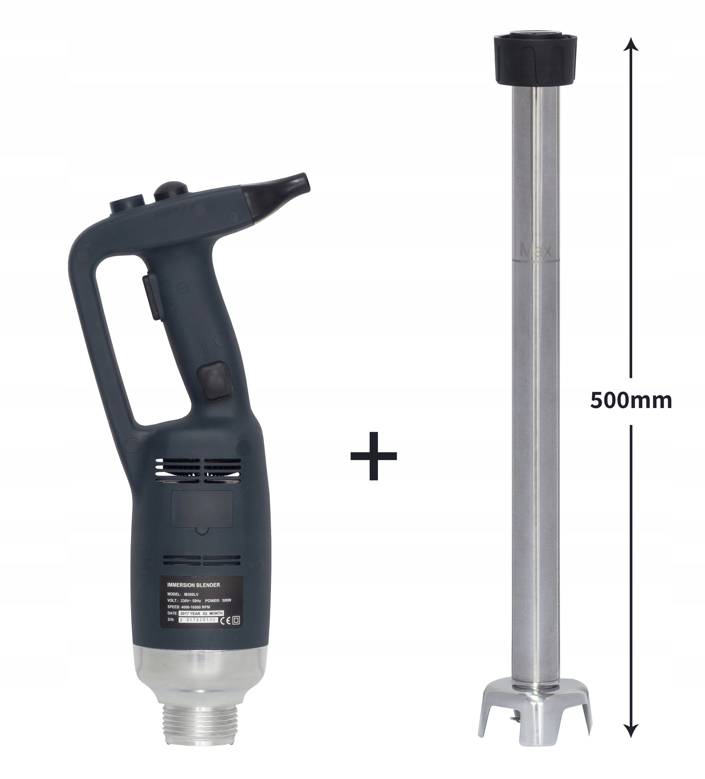 MIKSER BLENDER RĘCZNY GASTRONOMICZNY RAMIĘ 500MM