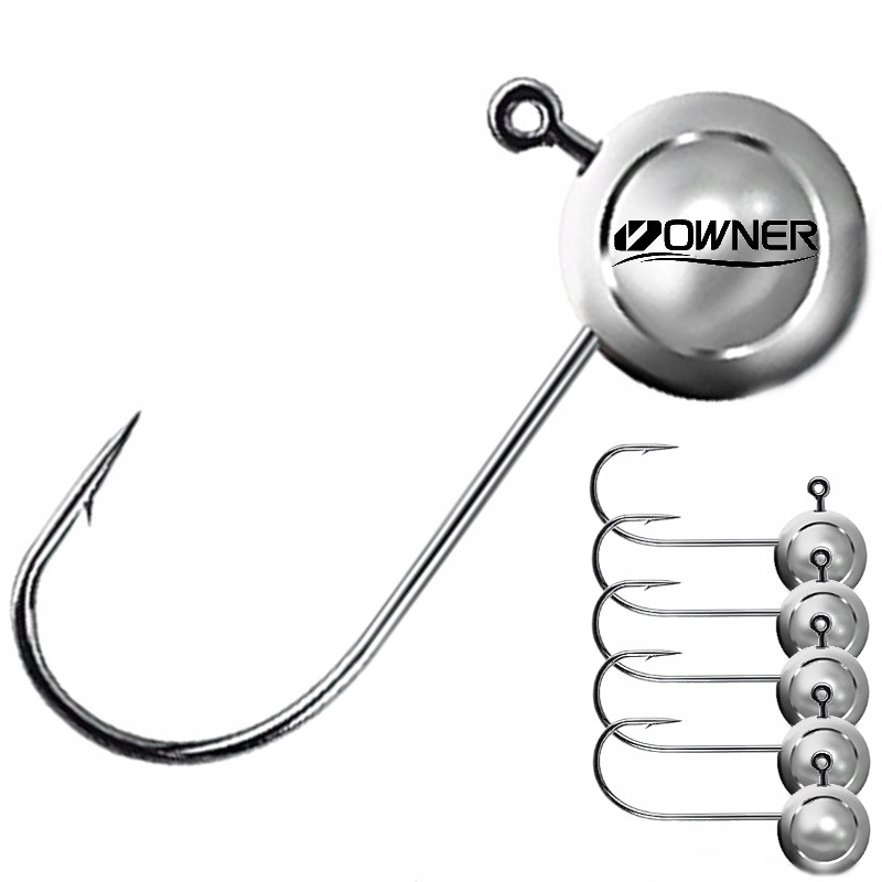 Główka Jigowa Owner Precision Micro Nr 8 3g Bc 5szt. Na Spinning Ostry Hak