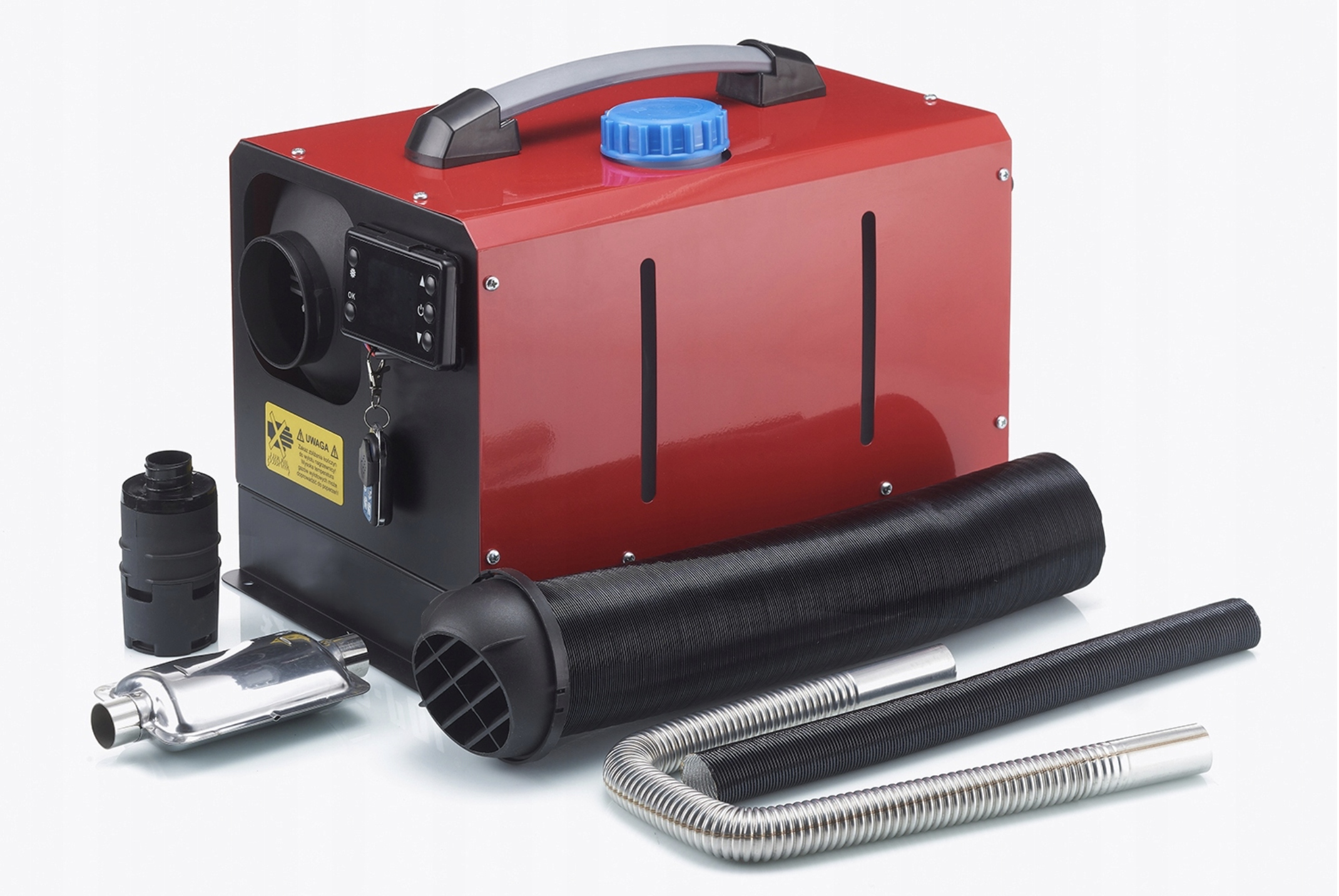 Silný Olejový Ohrievač 8KW Spaľovací Webasto S Diaľkovým Ovládaním 12V 230V LCD
