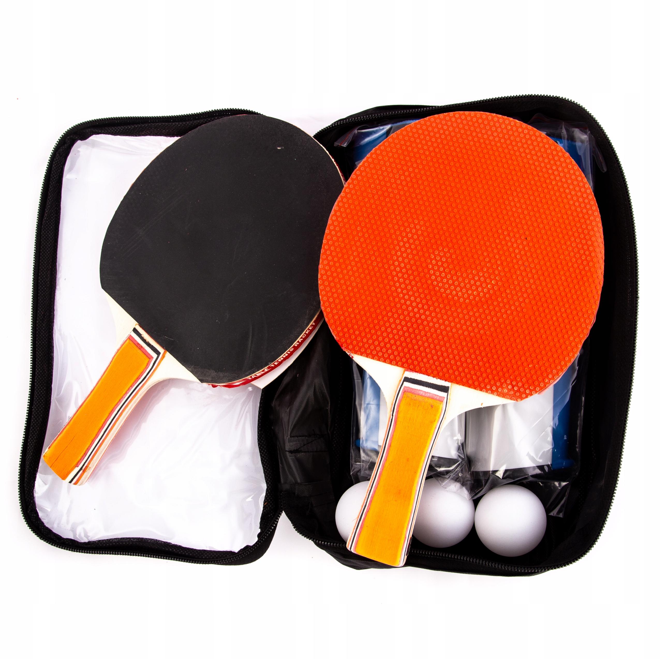 2 PALETKI DO PING PONGA + 3 PIŁECZKI ZESTAW Z SIATKĄ Marka Midex