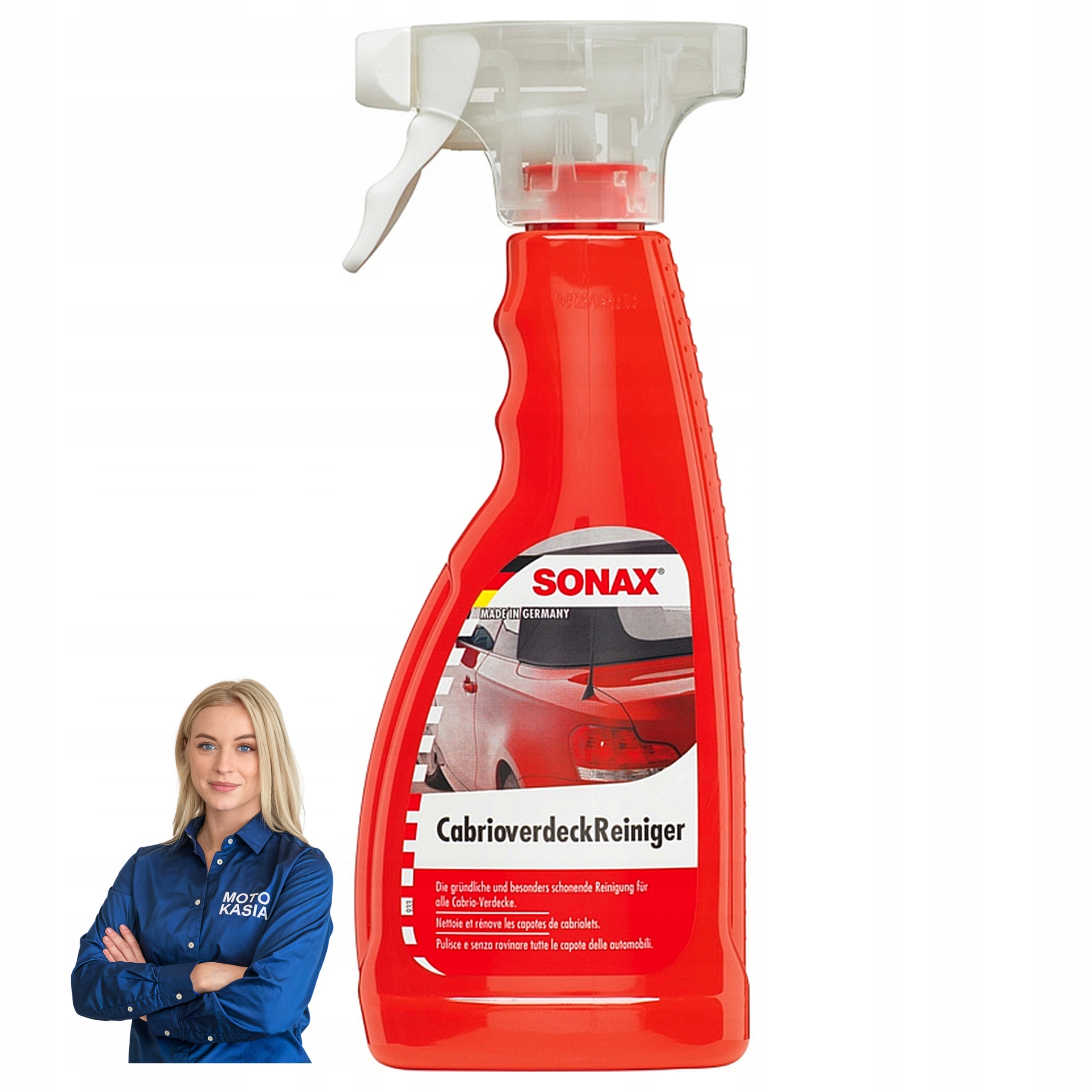 Sonax Płyn do Czyszczenia Dachów w Kabrioletach materiałowe winylowe auta