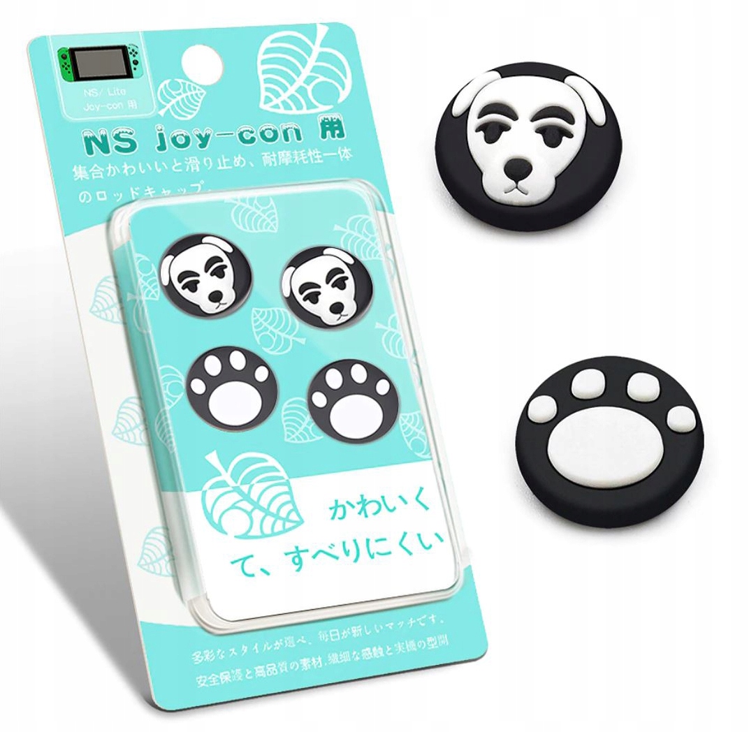 4x GUMKI NAKŁADKI SWITCH Animal Crossing Walker