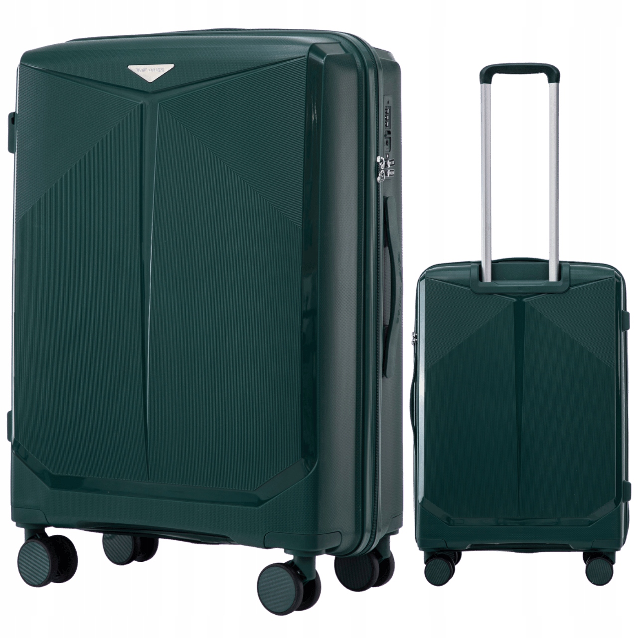 Velký kufr XL z polypropylenu Zámek Tsa Zavazadlo registrované, prostorné Wings