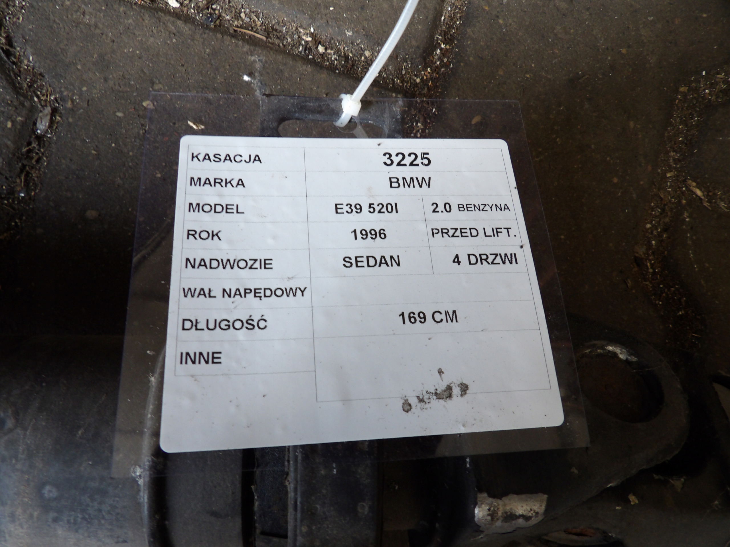 BMW E39 Antriebswelle 1229144