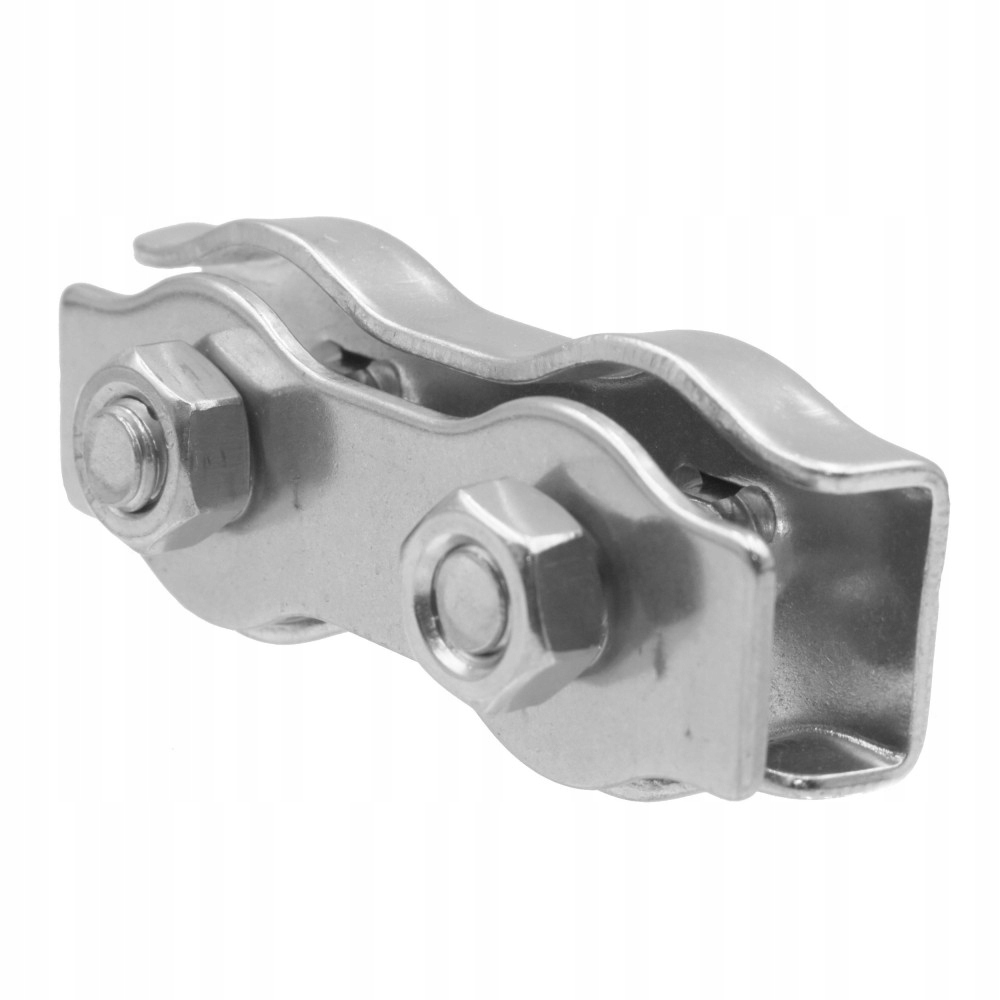 Zacisk 4,0 Do Lin Siodełkowy Kubełkowy Podwójny Nierdzewny 4 mm A4 Inox