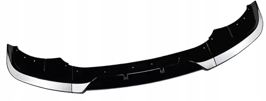 Bmw F10 F11 2015-2017 Lift Prídavok Splitter Nárazníka Obyčajný Čierny Lesk