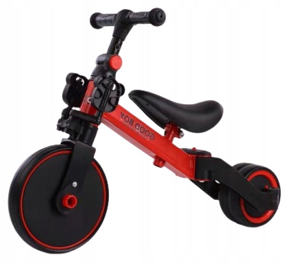 Rowerek biegowy Trike Fix Mini rower wielofunkcyjny 3w1 czerwony dla dzieci