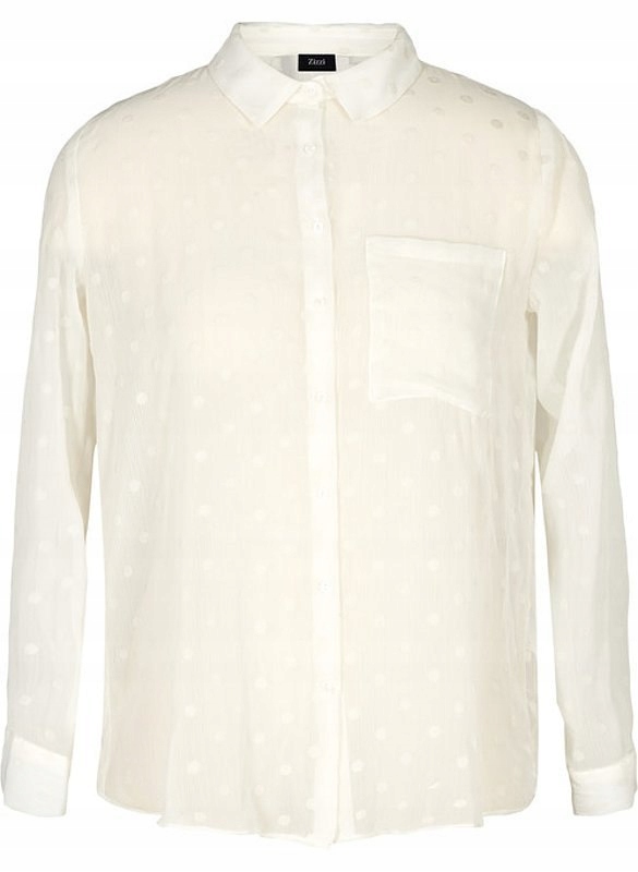 

Zizzi Elegancka Koszula W Grochy 017A 48