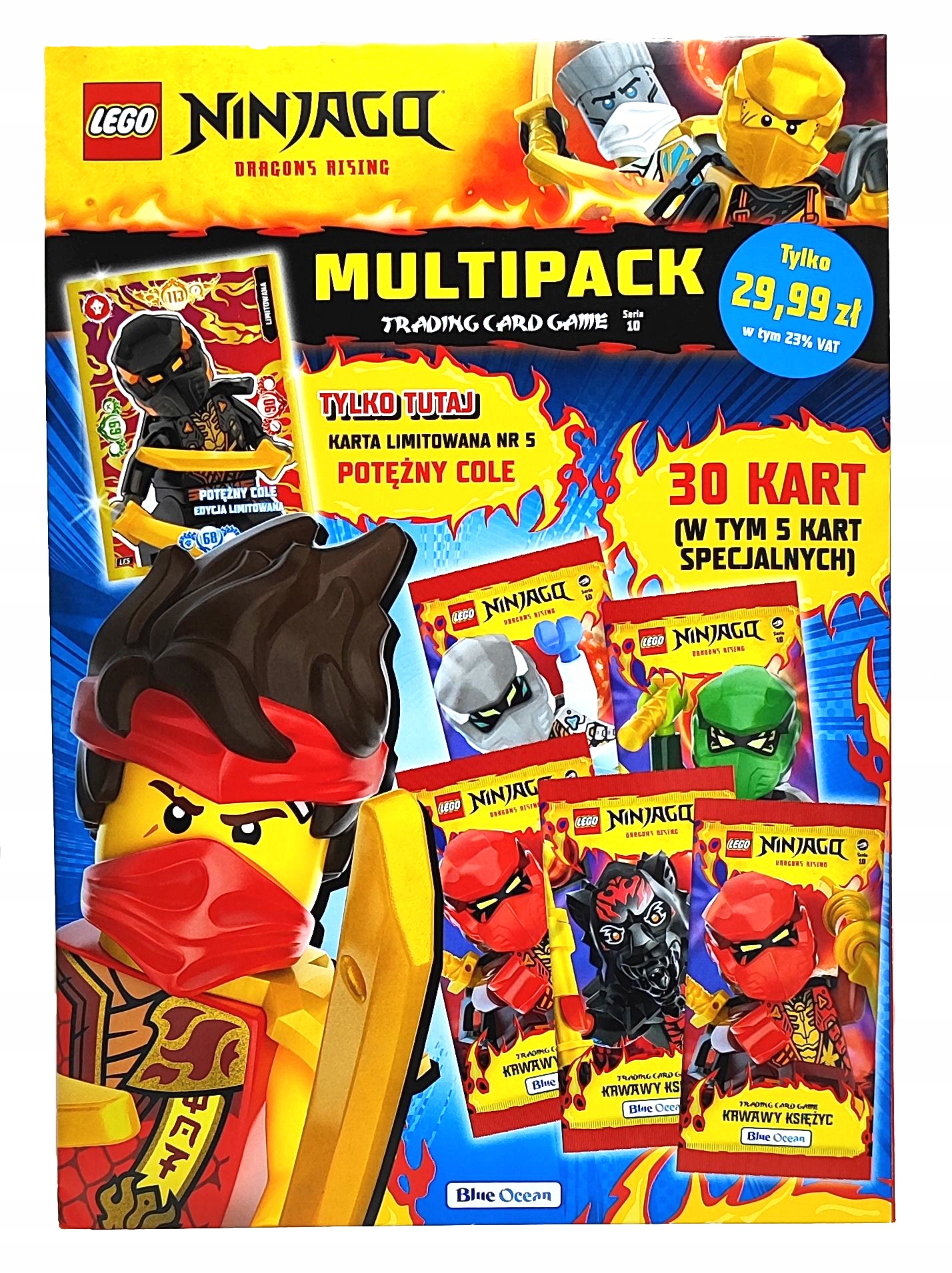 Multipack Lego Ninjago TCG seria 10 - Dragons Rising. ISSN 4143646805991
