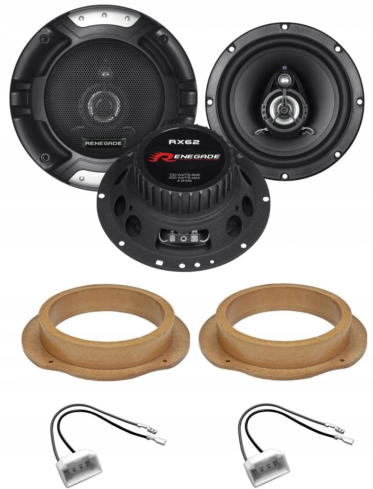 Automobilové reproduktory 165 mm Renegade RX62 Ford C-max 1 Focus 2 Dvere Predné