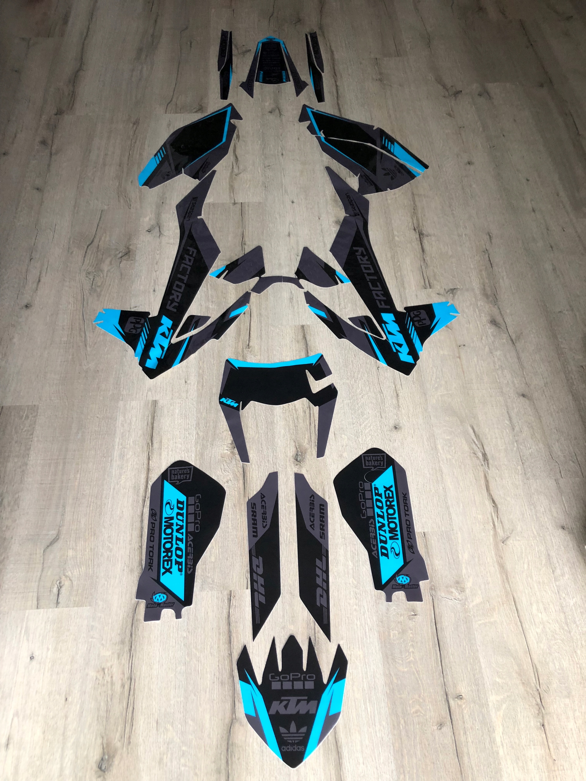 Ktm Exc Excf Exc-f 17-19 dýha z Talianska, Cubamoto