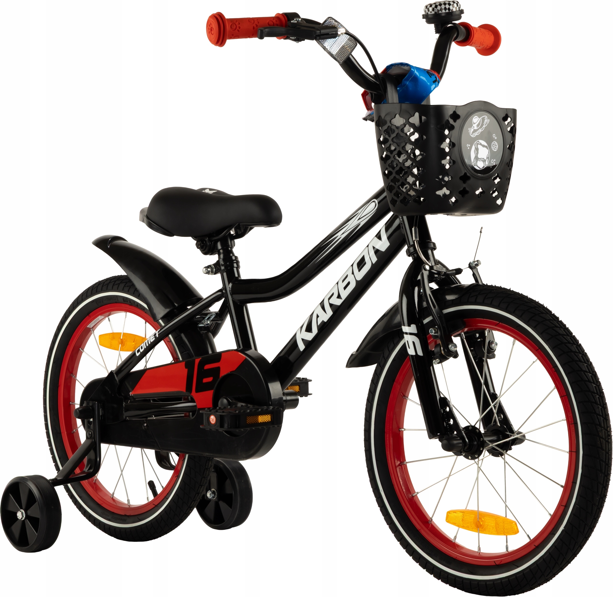 Rowerek 16 Comet Czarny B16KA740902D Karbon