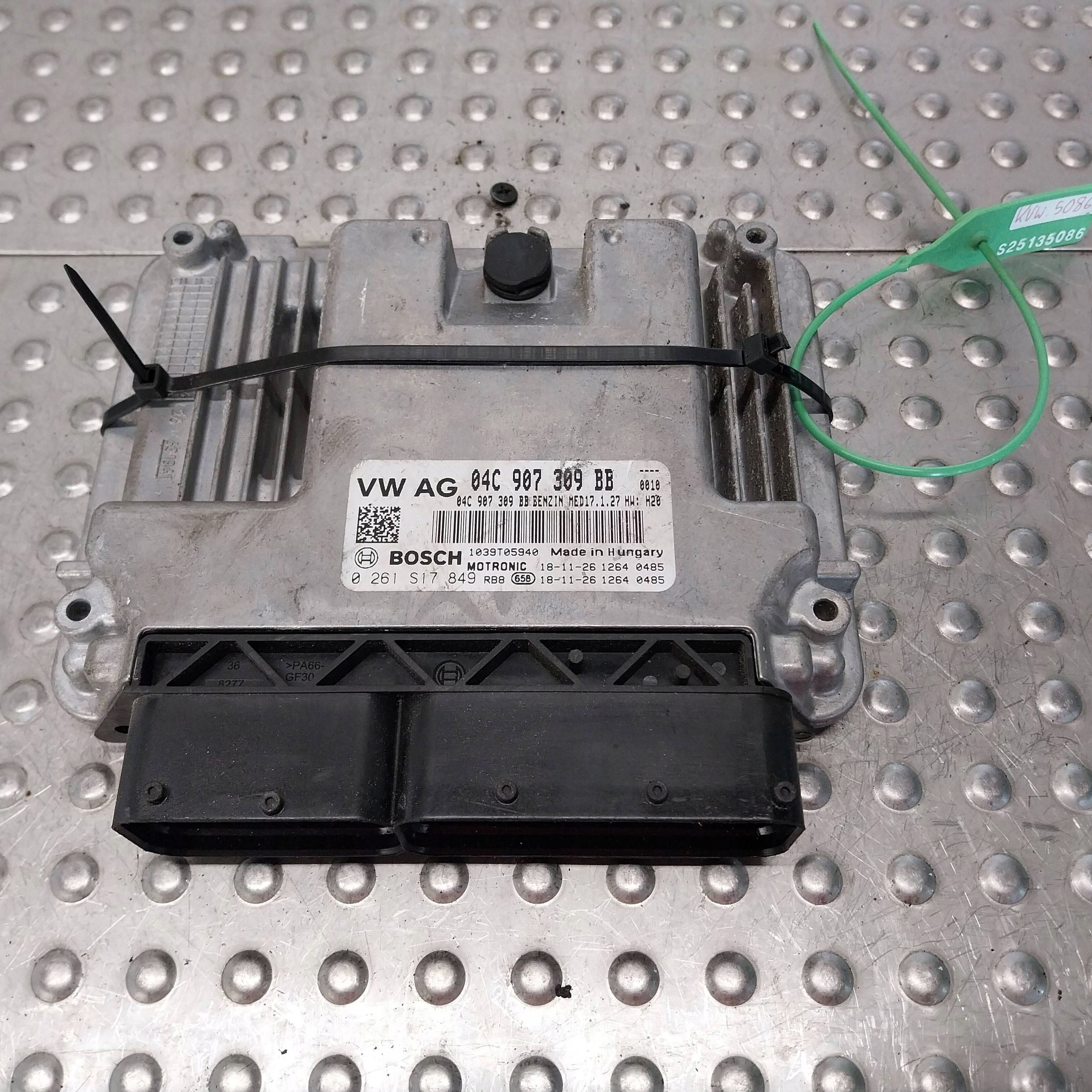 computer control unit of the engine 04C907309BB AUDI A3 8V Q2 81A ARONA 1.0TSI