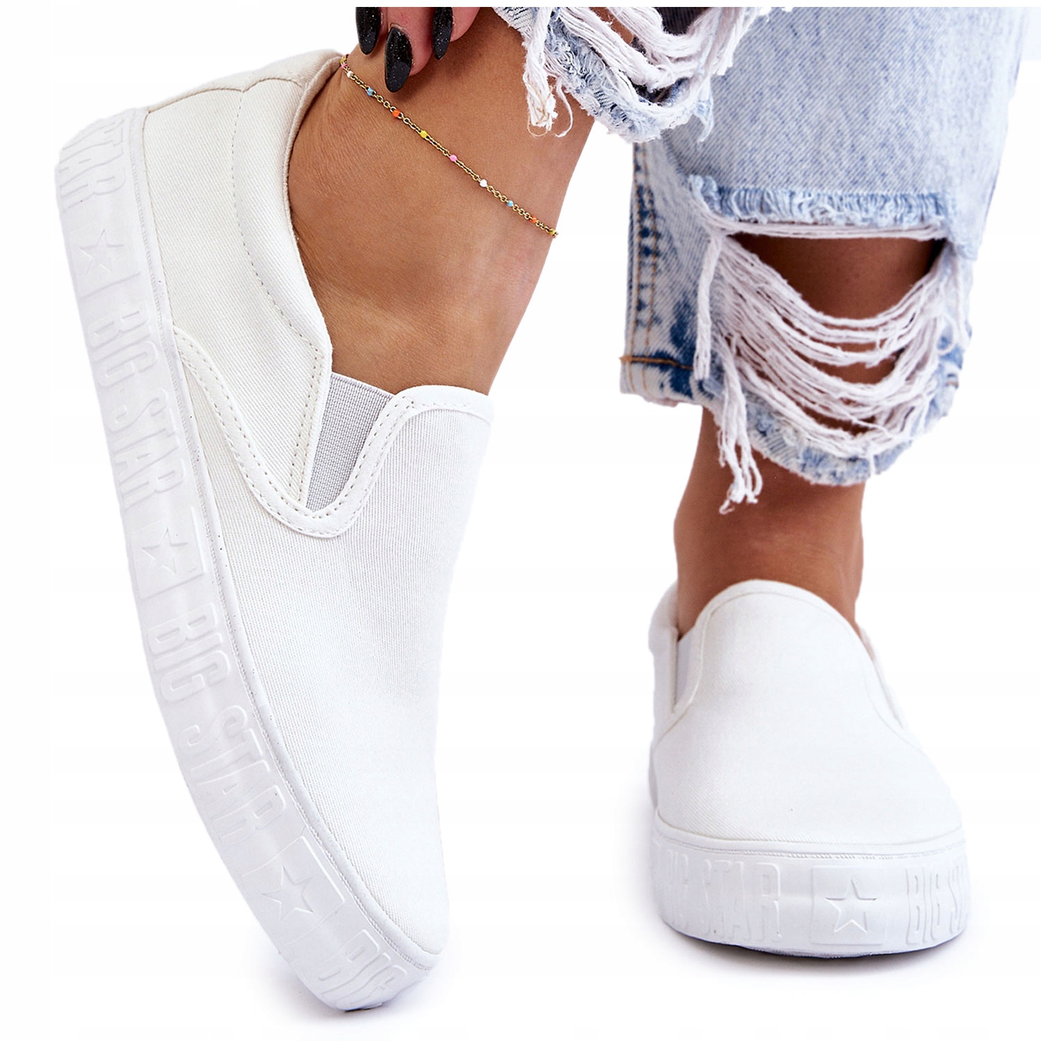 

Damskie Tenisówki Slip-on Big Star LL274389 38