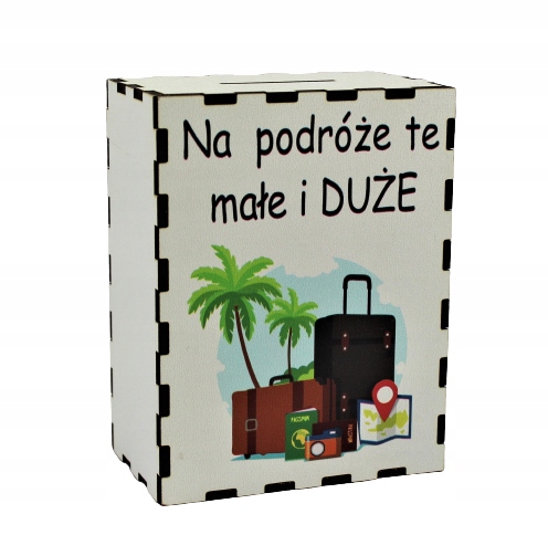 

Skarbonka Nadruk Na Podróże Te Małe i Duże