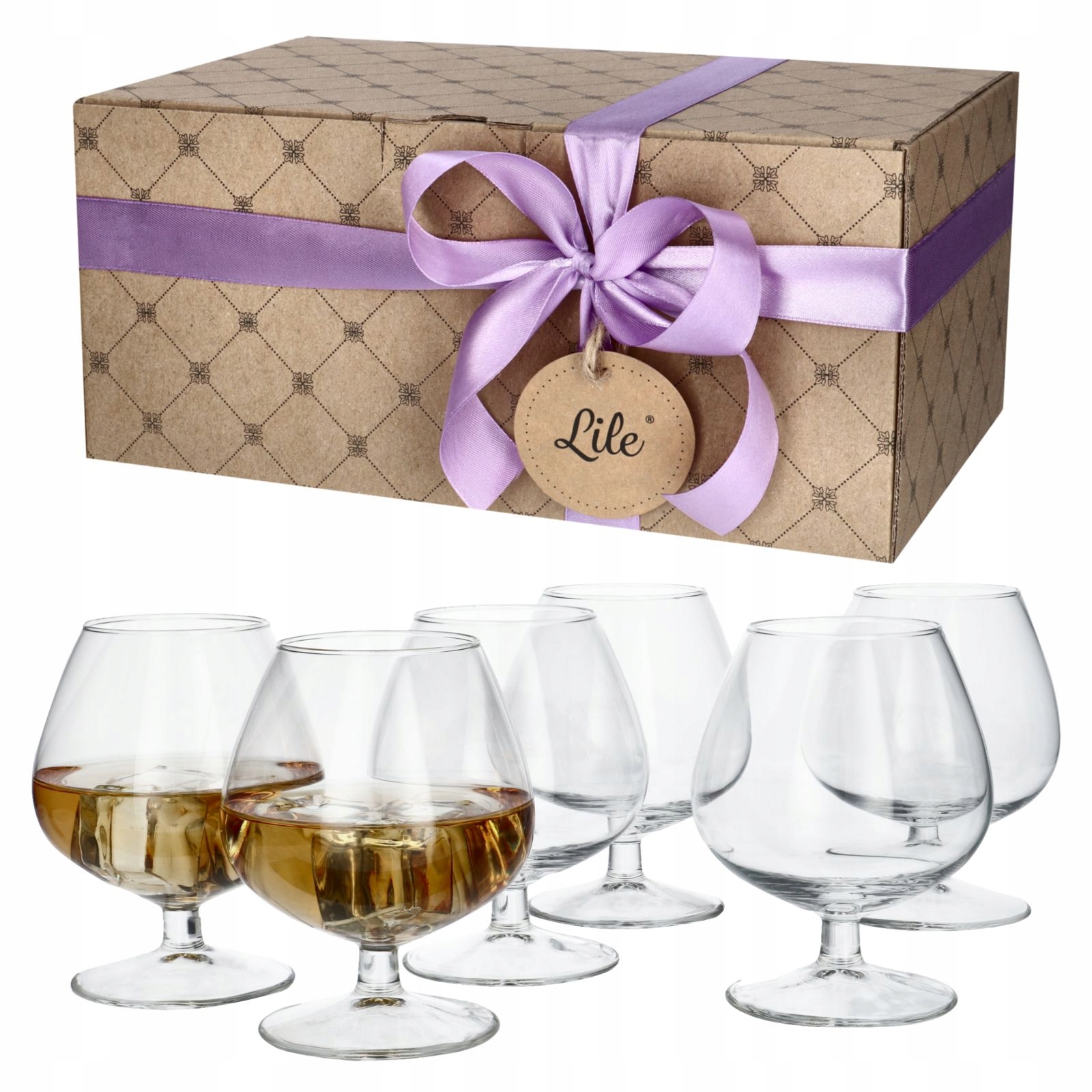 

Kieliszki do koniaku brandy 6 pudełko